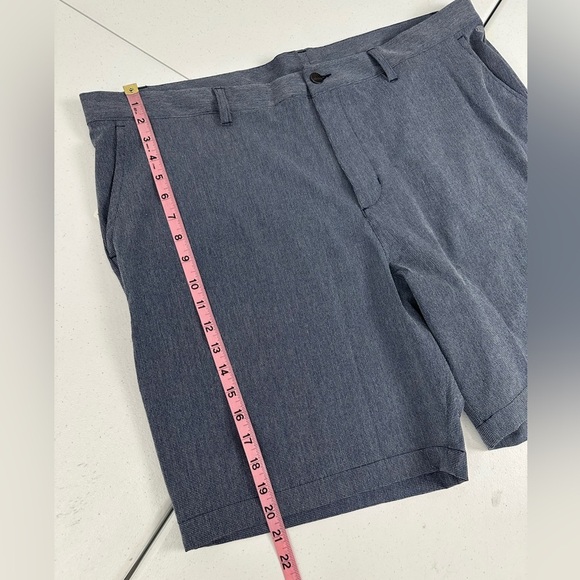 NWT Adidas Crosshatch Golf Shorts Collegiate Navy - Picture 7 of 14